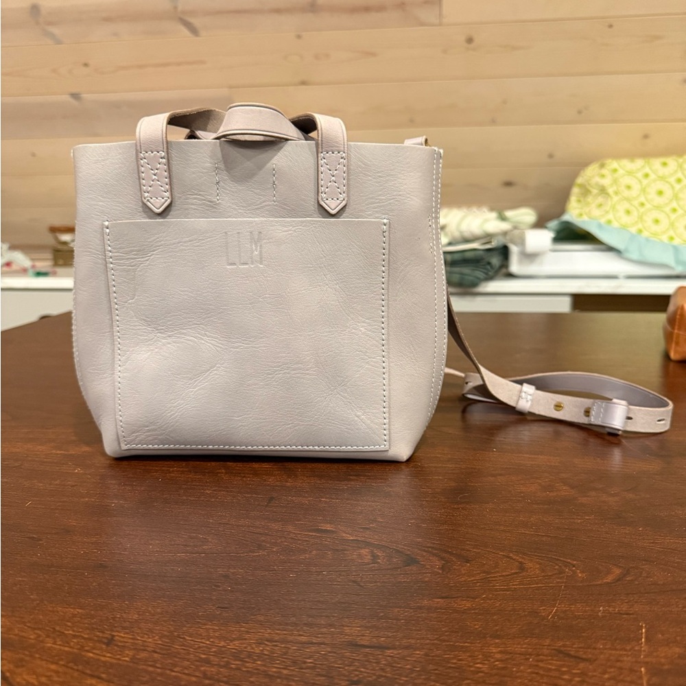 Madewell Light Gray Crossbody Bag